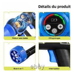 6-in-1 Cordless High Pressure Cleaner 3500W / 200 Bar 18V Makita 2 Batteries