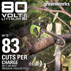 80v Power-lagger Battery 2.8m Greenworks Gd80ps Without Battery & Charger