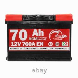 AGM Car Battery Start&Stop Speed? 70 Ah 760 A 12 V L3