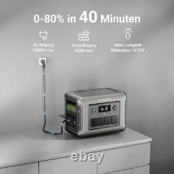 ALLPOWERS R1500 Portable Power Station, 1800W LiFePO4 Battery 1152 Wh UPS