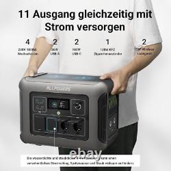 ALLPOWERS R1500 Portable Power Station, 1800W LiFePO4 Battery 1152 Wh UPS