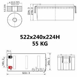 Agm Solar Battery 200h 12v Maintenance-free Photovoltaic Slow Loading