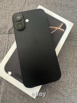 Apple iPhone 16 128 GB Black, very good condition, battery 95%, no scratches