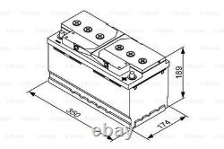 BOSCH 0 092 T30 130 T3 Starter Battery 12V 88Ah 680A EN for VW L 80