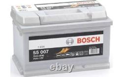 BOSCH Car Battery 74Ah/750A for FORD ORION SIERRA GRAND 0 092 S50 070