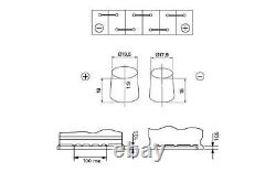 BOSCH Car Battery 74Ah/750A for FORD ORION SIERRA GRAND 0 092 S50 070