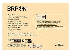 BRPOM Booster Battery 3000A 24000mAh 150PSI Car Tire Inflator 12V Start