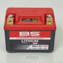 BS Battery Lithium Battery for Motorcycle BSLI-02 MAX 12V 3Ah 36Wh 180A New