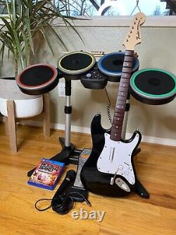 BUNDLE Rock Band 4 for PlayStation 4 & 5 / drum kit + guitar + game + microphone