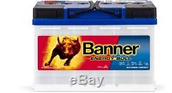 Battery Banner Energy Bull 95601 12v 80ah Camping Car Slow Discharge Boat