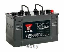 Battery Boat, Truck, Slow Discharge Yuasa Ybx1643 643hd 12v 100ah 680a