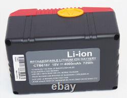 Battery CTB6187 & Charger CTC620 for Snap-On CTB6187 CTB6185 CTB4187 18V 4Ah