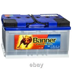 Battery Decharge Slot 100ah 12v Banner Energy Bull 95751 Camping Car Landfill