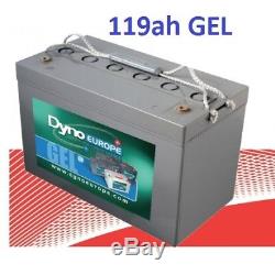 Battery Dyno Gel Europe Haze 119ah Slow Discharge Special Cell Camping Car