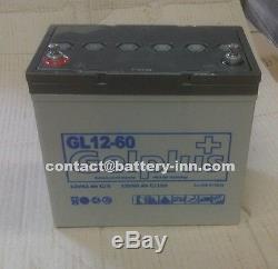 Battery Gel 12v 60ah Wheelchair Handicap With Slow Discharge, 1300 Cycles