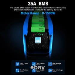 Battery for Electric Bike Hailong 48V 20AH 21700 Cell 35A BMS 0-1500W Motor