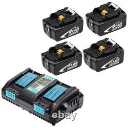 Battery for Makita BL1850B 18V 5Ah BL1860 BL1830 BL1840 BL1890 Rapid Charger