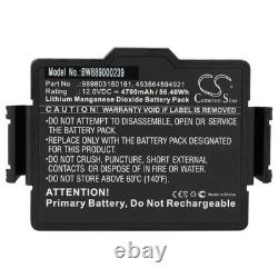 Battery for Philips HeartStart FR3 4700mAh 12V
