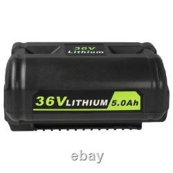 Battery for Ryobi 40V Brushless Li-ion Electric Lawn Mower 5Ah 36V