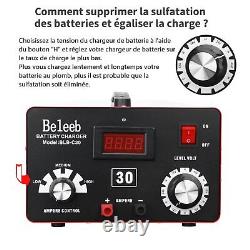 Beleeb Series C30 Battery Charger 12 V 24 V 36 V 48 V 60 V 72 V impulse