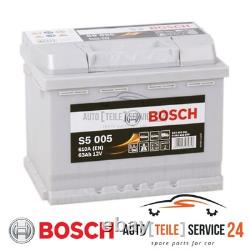 Bosch 0092S50050 S5 Starter Battery for Alfa Romeo Audi BMW Citroën DAF