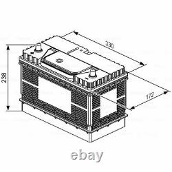 Bosch Bosch Tourism Battery L4034 105ah 800a