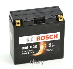 Bosch M6020 Motorcycle Battery YT14B-BS 12V AGM 12A/h-190A