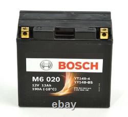 Bosch M6020 Motorcycle Battery YT14B-BS 12V AGM 12A/h-190A