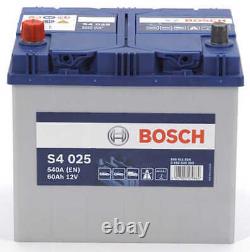 Bosch S4025 60ah/540a Battery