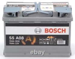 Bosch S5A08 Car Battery 70Ah-760A