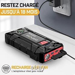 Brpom Booster Battery 2000a 21800mah Car Starter 12v Portable Up