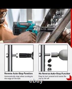 Brushless Cordless Impact Wrench with 2x Batteries & 1200Nm Impact Wrench