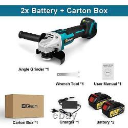 Brushless angle grinder 125mm M14 for Makita 18V battery, electric tool