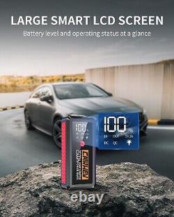 CARHEV Booster Car Battery 2500A, 21800mAh Car Battery Starter