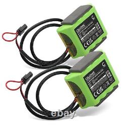 CELLONIC 2X Replacement Battery 865103 2000mAh for Velux Integra Solar/KSX 10