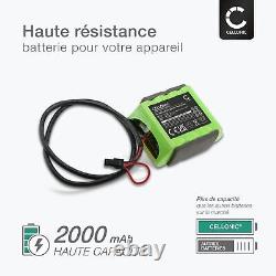 CELLONIC 2X Replacement Battery 865103 2000mAh for Velux Integra Solar/KSX 10