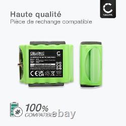 CELLONIC 2X Replacement Battery 865103 2000mAh for Velux Integra Solar/KSX 10