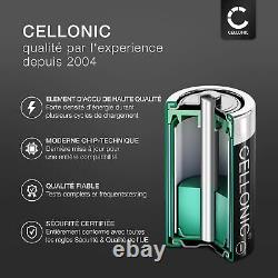 CELLONIC 2X Replacement Battery 865103 2000mAh for Velux Integra Solar/KSX 10