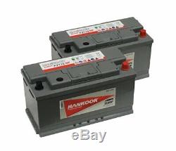 Camping Car Hankook Batteries 12v 110ah Slow Discharge 2 Pieces Caravan Boats