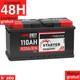 Car Battery 110ah 12v 920a L5 Calcium-calcium Maintenance-free Long Life