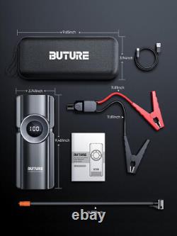 Car Battery Booster Starter 2500A Jump Starter 20000mAh + Tire Inflator Car Battery Booster Starter 2500A Jump Starter 20000mAh + Tire Inflator
