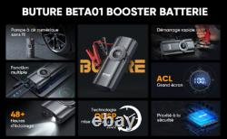 Car Battery Booster Starter 2500A Jump Starter 20000mAh + Tire Inflator