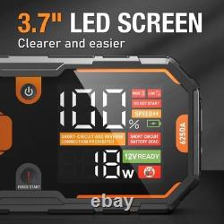 Car Battery Starter Booster 6000A Portable 12V USB LED Case