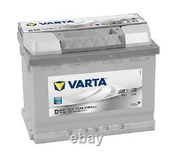 Car Battery Varta Silver Dynamic D15 12V 63Ah 610A 242x175x190mm