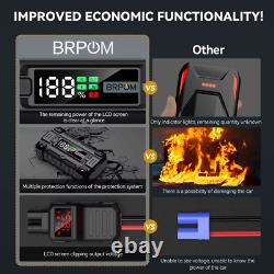 Car Starter 5000A 26800mAh Battery Booster 12V Emergency Start