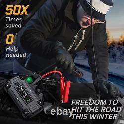 Car Starter 5000A 26800mAh Battery Booster 12V Emergency Start