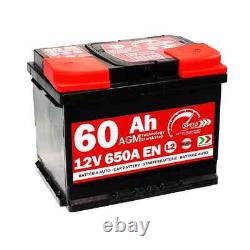 Car battery 60Ah AGM Speed? Start&Stop 650A 12V L2 Ready to use