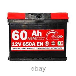 Car battery 60Ah AGM Speed? Start&Stop 650A 12V L2 Ready to use