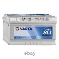 Car battery Varta Blue Dynamic F17 12V 80Ah 740A 315x175x175mm = 0092S40100