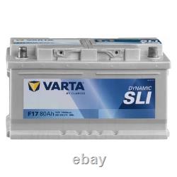 Car battery Varta Blue Dynamic F17 12V 80Ah 740A 315x175x175mm = 0092S40100